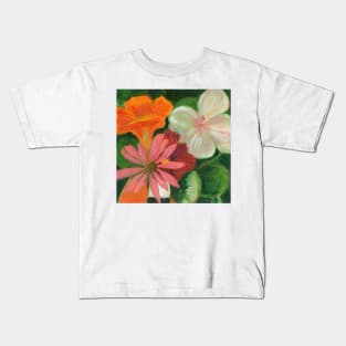 Summertime is flowers time Kids T-Shirt